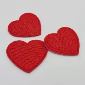 미니와펜 의류 리폼 하트 모양 열접착 와펜 자수와펜