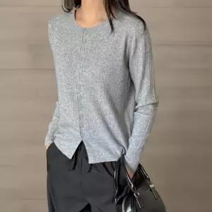 [신상오픈런]여성용 일상용 긴팔 라운드넥 버튼 가을 가디건 (41315560)