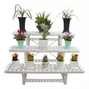 모던 화분 정리대 3단 인테리어 진열대 선반 다이 진열대