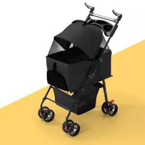 중형 애견 소형견유모차 유모차 원터치 중형견개모차 펫모차