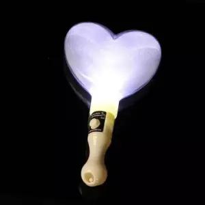 야광스틱 파티 실버 야광 하트봉 LED 콘서트봉