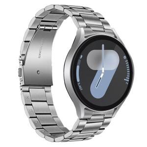 갤럭시 시계 7/7 LTE 44mm Watch6 4 5Pro 스트랩  금속 스테인레스 스틸 팔찌 용 간격 밴드 없음