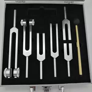 소리굽쇠 세트 은 바이올린 실버 명상 튜닝 기타 피아노