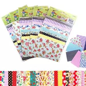 [모두쇼핑]패브릭시트 패브릭천스티커 데코천 (10장입)-15X10cm 패브릭스티커 천스티커 패브릭테이프 DIY천