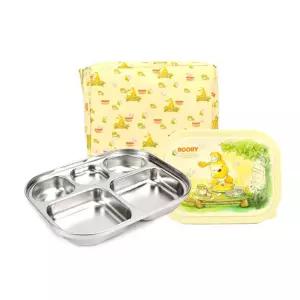 스텐 밀폐형 어린이 도시락 식판 어린이도시락 어린이식판