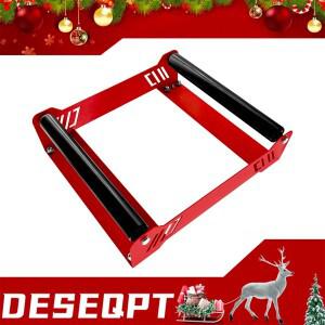 자동차 타이어 세척 랙 휠 청소 체인 및 림 롤러가 있는 휴대용 정리 배치