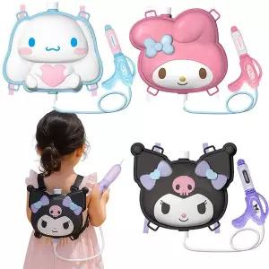 [위니코니]산리오 배낭물총 쿠로미 마이멜로디 시나모롤 어린이 물놀이 아기 유아물총