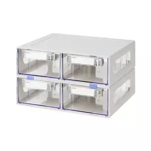 중형 4단 멀티박스 수납박스 서랍 정리함 플라스틱서랍장 시스템