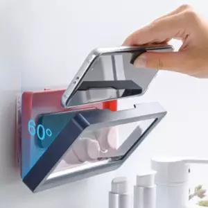 [모두쇼핑]욕실 핸드폰거치대 방수 케이스 스마트폰 360도거치대 핸드폰방수 핸드폰방수케이스 핸드폰방수