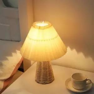 플리츠 라탄무드등 라탄무드 스탠드 라탄스탠드 빈티지무드등