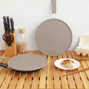 실리콘덮개 추석 후라이팬덮개 생선요리 조리기름튐방지 후라이팬뚜껑