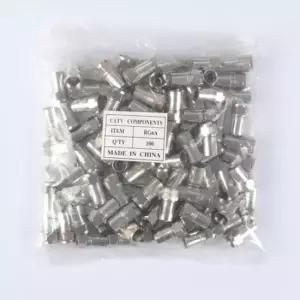 tv케이블부속 TV컨넥타 동축케이블 컨넥터 TV연결 동축TV컨넥터