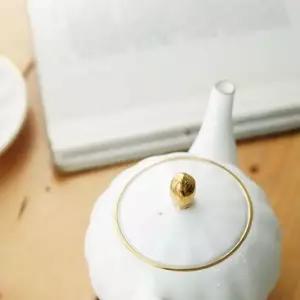 [제이커머스]고급스러운 골드라인 골드 호박 티포트 주전자 티팟 골드티포트 홍차티포트