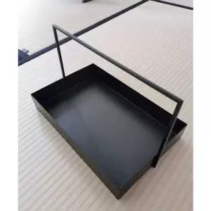 다도 철제 상자 차도구 보관함 쟁반 수납함 다기 바구니