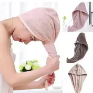 극세사수건 헤어타월 드라이 목욕탕 사우나 머리전용 수건