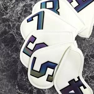 세트 아이언커버 10개 P 골프채 샌드 헤드 고급 커버