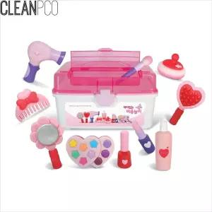 [제이커머스]NEW 소프트 미용놀이세트 10pcs 정리함 소꼽놀이 놀이 교육완구