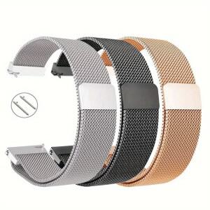 Xiaomi Redmi Watch 5 용 22mm 밀라노 스트랩 액티브 메탈 솔로 루프 스테인레스 스틸 밴드 Lite 마그네틱