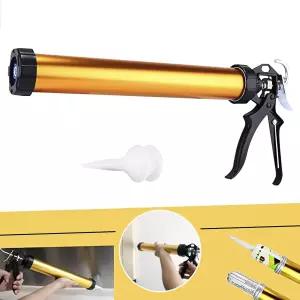 실란트 소시지 코킹 건 알루미늄-600ml/20온스 - 12 1 추력비(골드)