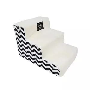 강아지 아이보리 쿠션계단 강아지계단 애견계단 반려동물계단 3단