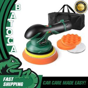 BATOCA 무선 자동차 광택기 듀얼 액션 연마 기계 전기 광택제 조정 전동 공구 12V