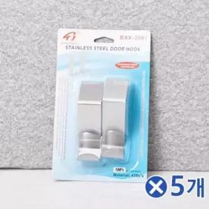 [생활] 간편 다용도 도어훅x5개 문걸이행거 문에거는옷걸이