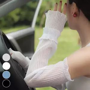 [guide] 망사 주름 레이스 팔토시