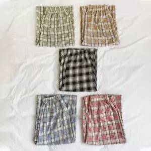 체크 파자마 잠옷 바지 1+1+1