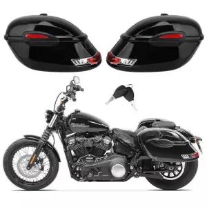 오토바이 할리크루즈 자동차 하드백 사이드박스 블랙 대형