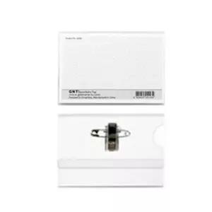 [문구/오피스] 집게옷핀이름표 100매 소형75x50 집게명찰