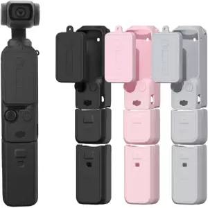 BRDRC 포켓 3 실리콘 커버 Xtra Muse 보호 케이스 렌즈 프로텍터 스크래치 방지 슬리브 스킨 DJI 오즈모