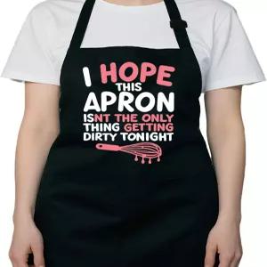 생일 어머니의 날을 맞아 베이킹 선물을 요리할 수 있는 주머니 2개와 조절 가능한 주방 앞치마를 갖춘