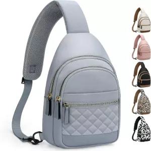 카폴로 슬링백 여성용 남성 방수 크로스바디백 트렌디 캐주얼 패니 팩 컨버터블 숄더 스트랩 여행용 가슴