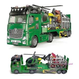 다이노공룡 헬기 피규어 후렉션카 운송 트레일러 선물 판촉물 단체ssu868