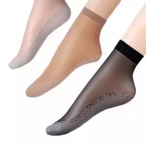 면 바닥 발목 스타킹 5족세트 면양말