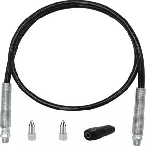 47인치 4피스 그리스 건 호스 키트 액세서리 세트에는 플렉스 익스텐션 4-Jaw 표준 커플러 및 2개의