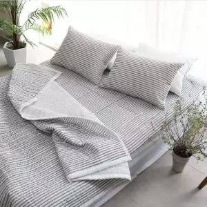 더크린 아리엘 시어서커 홑이불 Q그레이 단품