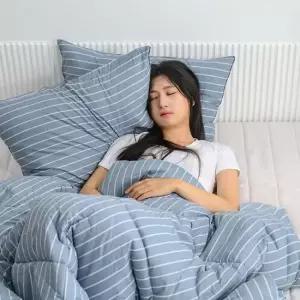 마틸다 스트라이프 안티더스트 이불베개세트 3컬러 SS