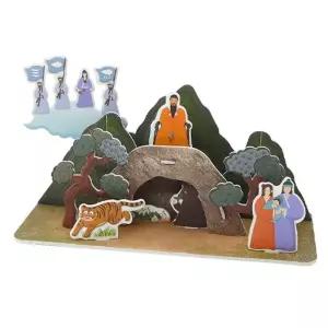 (고조선 모또 한국사 입체퍼즐 선사시대 종이 단군신화) 문화