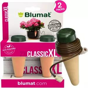 블루마트 클래식 XL 식물 급수 말뚝 화분 자동 드립 과급수 방지에 도움 2팩