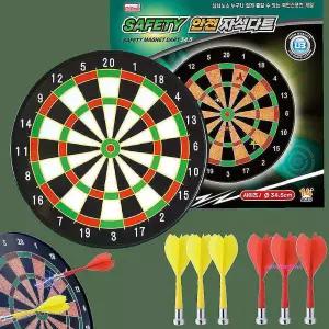 자광 중1p 다트판 줄거운놀이 자석 34.5cm 다트세트 힐리타임 국민스포츠게임 벽걸이 던지기한 마그네틱hij