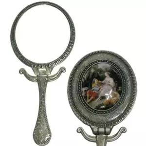 [베스트TOP100] 삼원 명화 손거울 스탠드 (중) 탁상 화장 욕실 미용