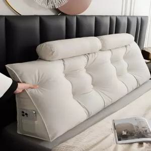 퀸 5.pink 사이즈 긴 베개 위치 낮잠 쿠션 머리판