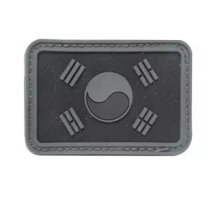 [이지커머스]태극기패치 PVC 검정 태극기.태극기뱃지 찍찍이태극기 실리콘태극기 태극기마크