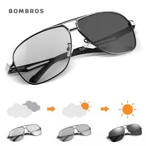 [베스트TOP100] 가벼운 변색 보잉 편광 선글라스 야간 운전 실버블랙