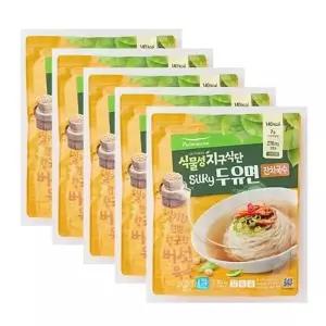 [셀러허브]풀무원Silky두유면잔치국수374.4g x 5 (S30862777)
