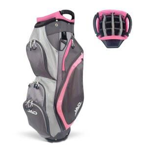 JAD 경량 여성 골프 가방, 여성/여성용 듀얼 핸들이 있는 카트 14방향 전신 탑 디바이더, 대형 퍼터 웰, 초경량, 액세서리용 포켓