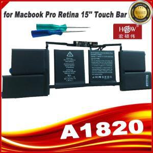 애플 맥북 프로 15인치 A1707 2016 2017년용 76WH A1820 노트북 배터리 11.4V 6667mAh