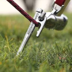 캠핑문단조팩 4P세트 캠핑팩 스틸 텐트팩 스텐레스pqr997