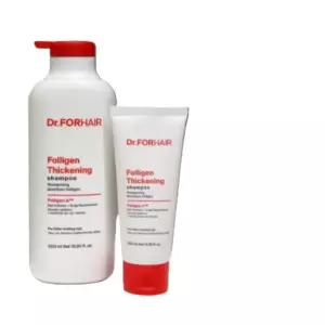 닥터포헤어 저자극 볼륨강화 탈모샴푸 폴리젠 씨크닝 샴푸 대용량 500ml+500ml리필+100ml